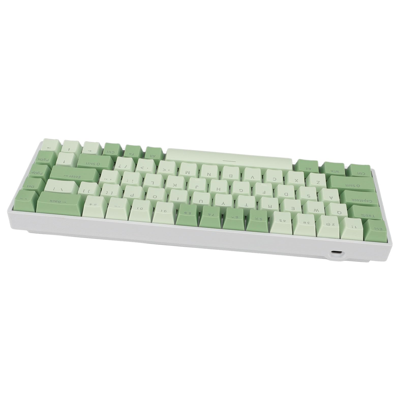 Klawiatura Mechaniczna 60%, Podświetlenie RGB, Niebieski Przełącznik, USB C, Przewodowa Klawiatura do Gier Zapewniająca Zwycięstwo, Ergonomia