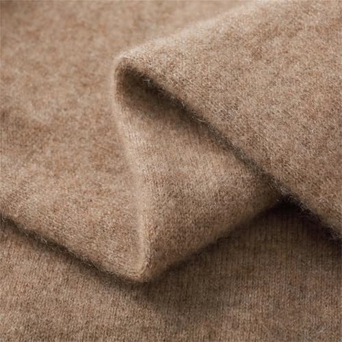 Mnjyihy Man's Wool Knitted Sweater Long Sleeve Half Turtleneck Basic Style Pullover Jumper Winter Clothing4