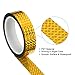 PATIKIL Prism Tape 1 Inch x 55 Yards, 2 Pack Holographic Metalized Reflective Self Adhesive for DIY Art Craft Wrapping Wall Decoration, Gold