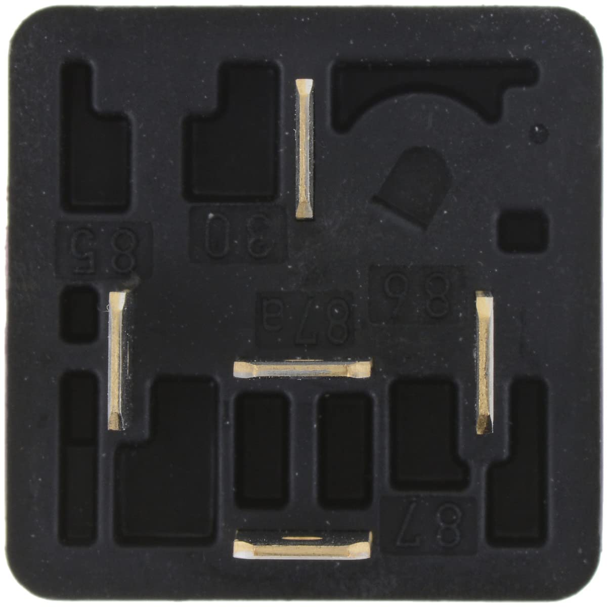 Bosch 0332209151 Mini przekaźnik 12 V 30 A, IP5K4, temperatura robocza od -40 stopni do 100 stopni C, przekaźnik 5-pinowy
