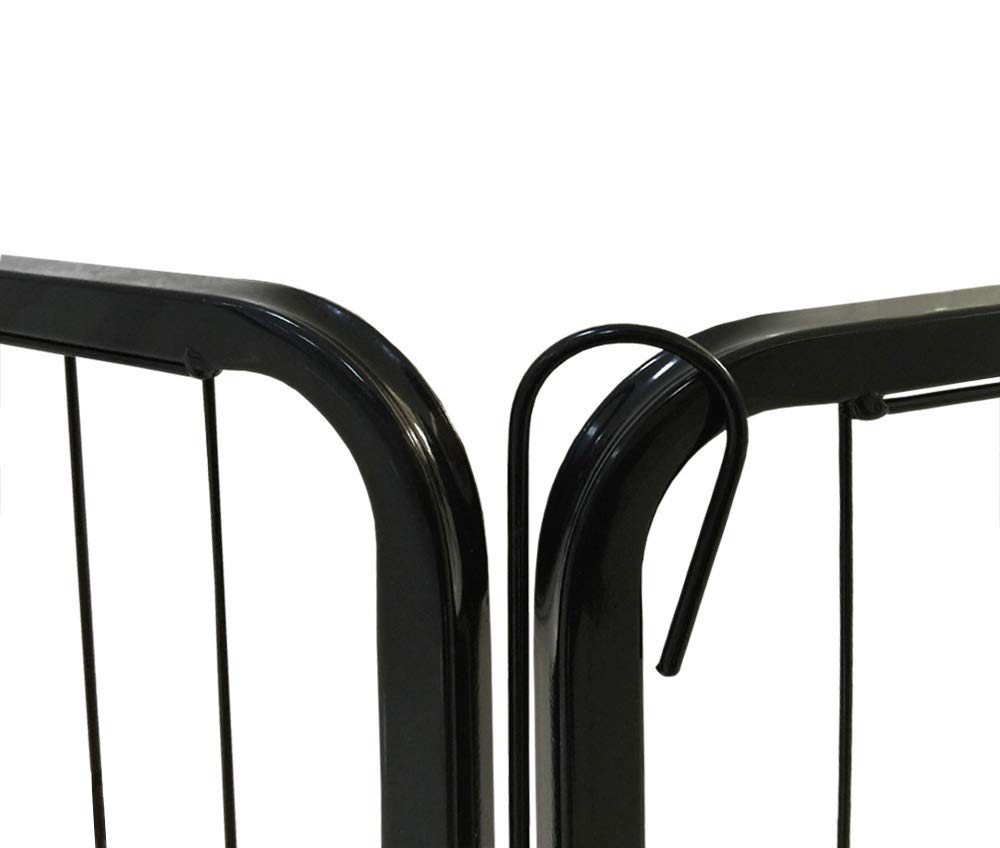 Petigi Hundeauslauf 8-teilig 100x80cm - Freilaufgehege Für Welpen & Hunde