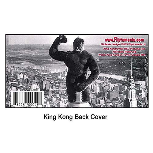Image of Classic Movies Flipbook 3-Pack, Animation Flip Books for Film Lovers | Wizard of Oz, King Kong & North by Northwest on Flip Book Paper, Educational Cinema History Flipbook Set for Collectors