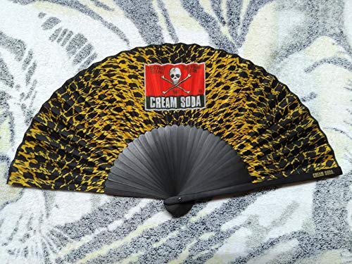 Amazon.co.jp: 黄色クリームソーダヒョウ柄扇子検索CREAMSODA