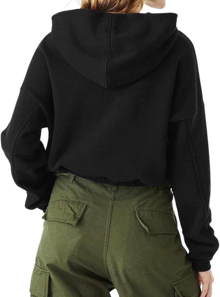 Beautiful Cinched Bottom Hoodie - Cool Graphic Women’s Hoodie - Digital Art Hooded Sweatshirt