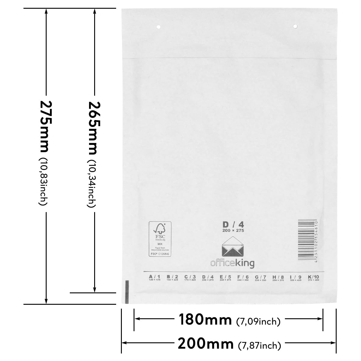 Buste Imbottite A4, Formato A5, Buste Imbottite Per Buste Postali - Foto 6