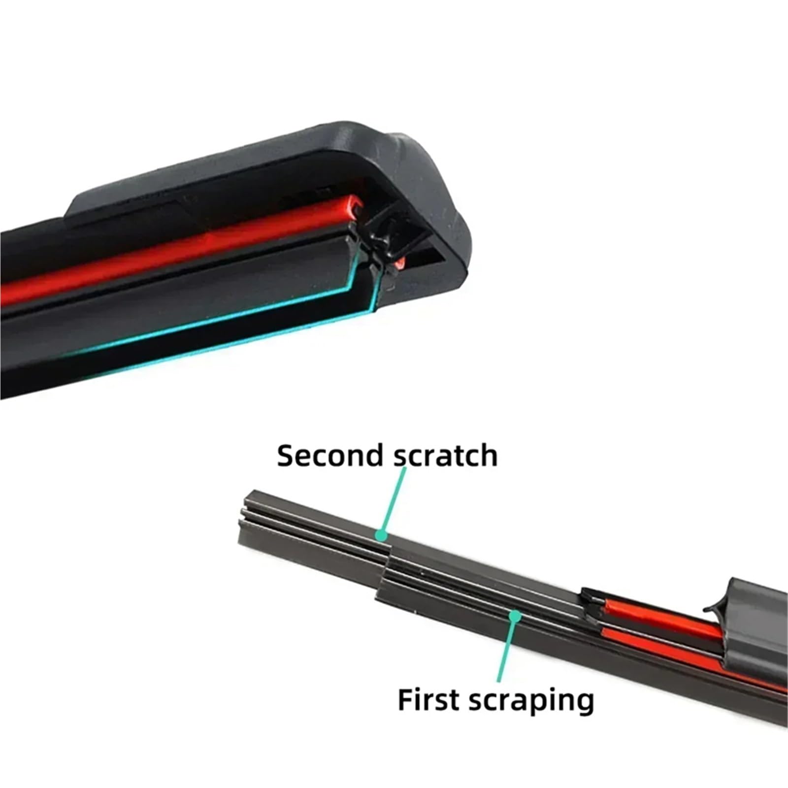 Braccio Tergicristallo Compatibile Con Per T-Roc 2017-2018 Tergicristallo Per Auto Doppia Gomma Spazzole Tergicristallo Anteriori 26" + 20"
