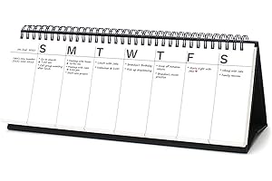 Brilliant Weekly Scheduler: Plan Your Success with Our Undated Desktop Planner