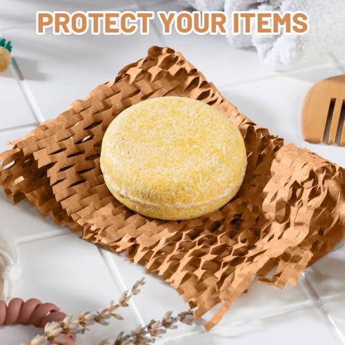 Wabenpapier Verpackungsmaterial 30cmx50m, Papier-Luftpolsterfolie, Verpackungspapier Paketfüllmaterial, Umweltfreundliche Alternative zu Luftpolsterfolie, Wabenverpackungspapier für Umzug und Versand