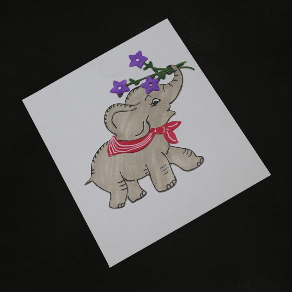 Elefante Per Bambini in Cartone. Animale Selvatico Africano. Immagine
