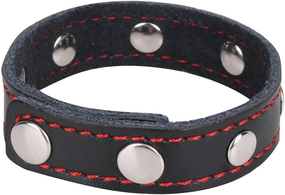 YiZYiF Men's Leather Ball Lifter C-strap Thongs Mention Bracelet Ring Underwear