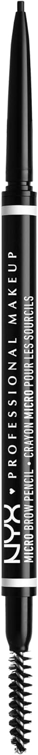 NYX PROFESSIONAL MAKEUP, Micro Brow Pencil, Precise Eyebrow Pencil - BLACK