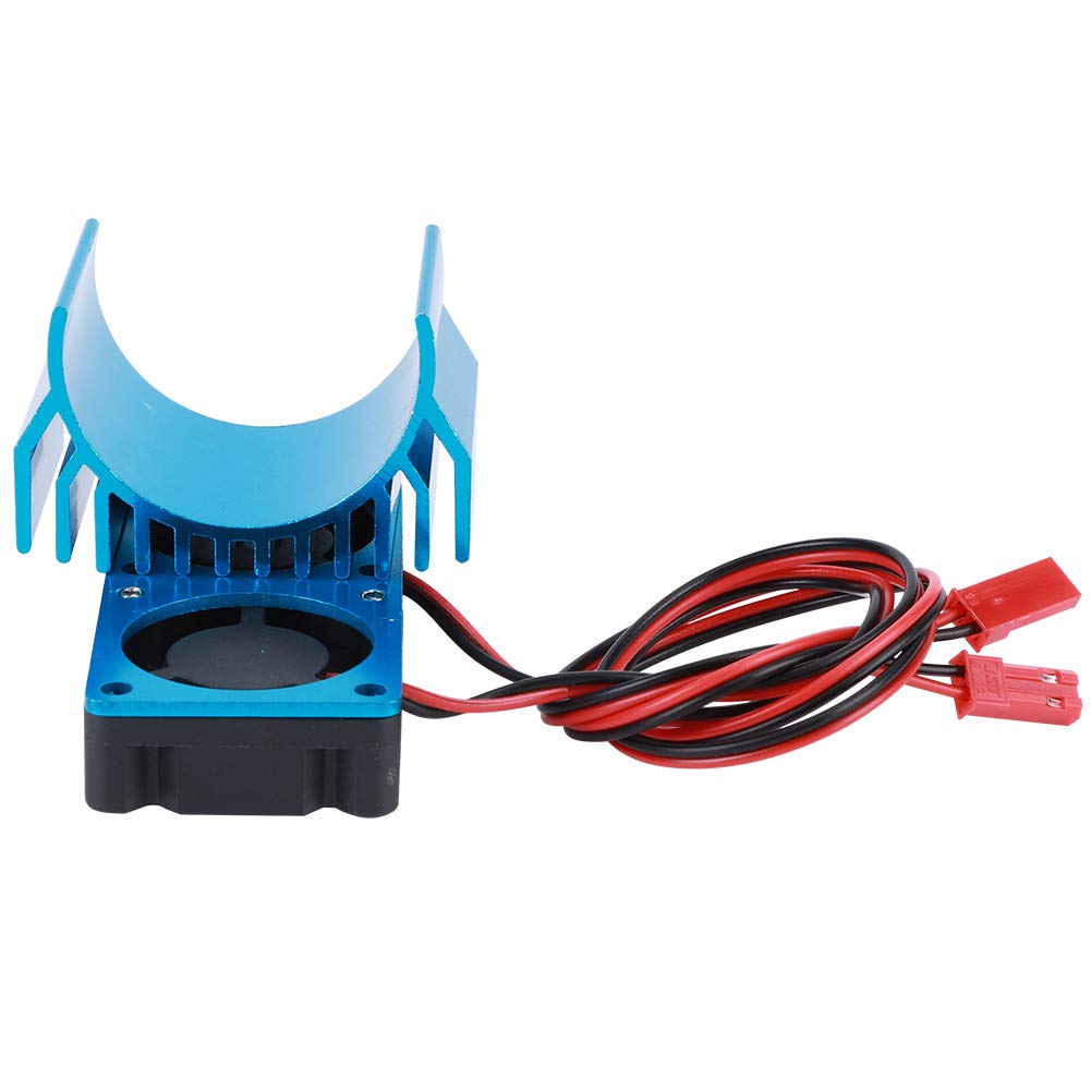 RC Accessory Heat Sink for 540/550 Brushed Motor 3650/3660 Brushless Motor, Lightweight Design, Suitable for HSP 94111/94123 / 94107/94170 (Blue)
