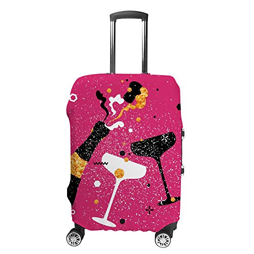 Housse de valise voyage pour flûtes champagne en vacances