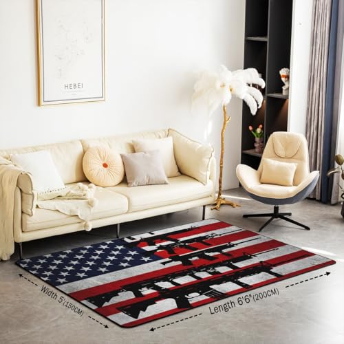 Tapete decorativo rectangular 100x150 cm poliéster miniatura 2