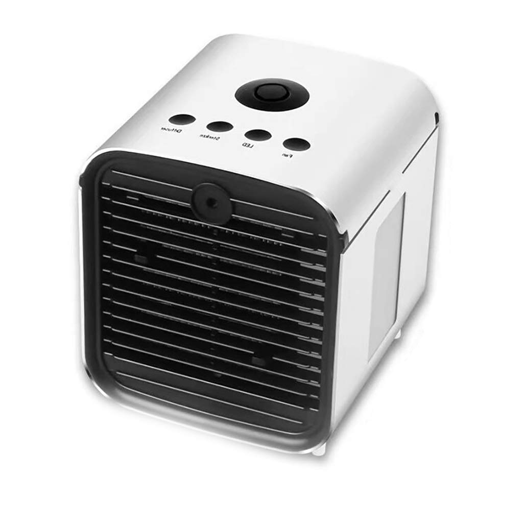 Klimatyzatory klimatyzator mały klimatyzator chłodzenie domowe mini mały akademik biuro woda chłodny dźwięk wentylator USB chłodzenie ogrzewanie i chłodzenie