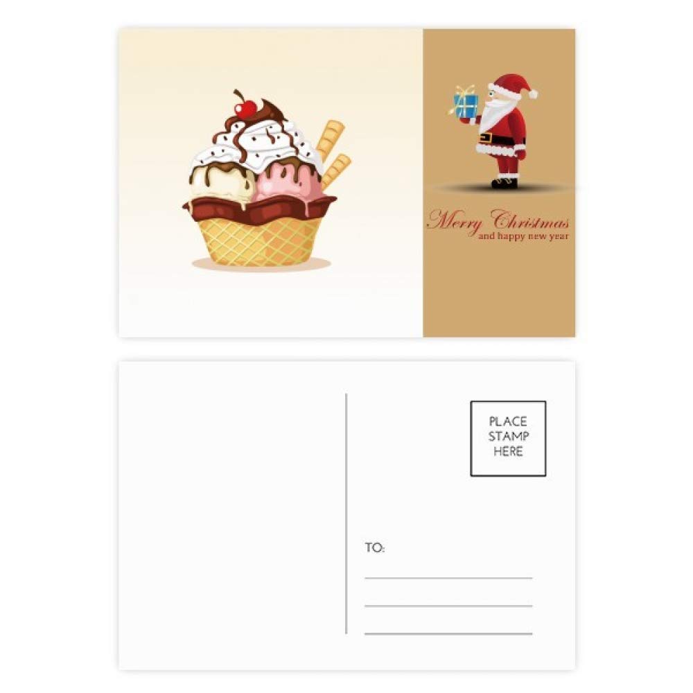 Cartes postales biscuits cerise chocolat pour décorer vos cadeaux de table - 4