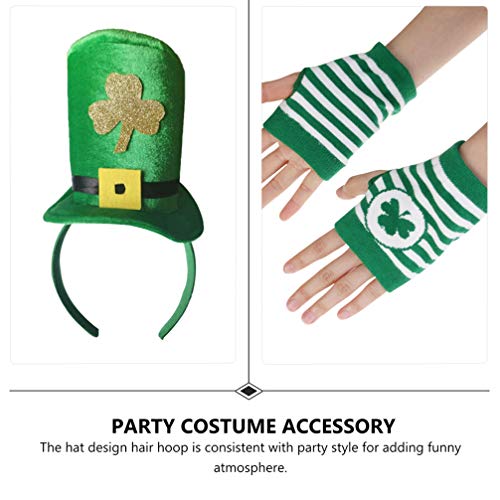 PretyzOOM 1 conjunto de acessórios para fantasia de Dia de São Patrício para acessórios de fantasia