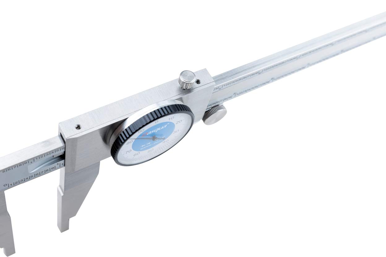 Dasqua 1432-4115 0-24" Heavy Duty Dial Caliper