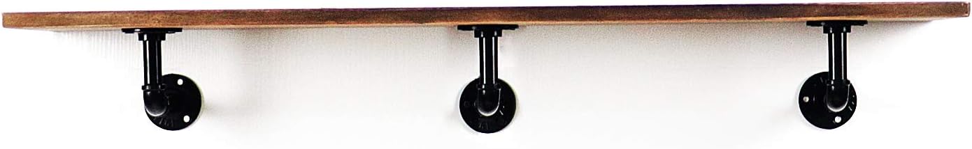 KINMADEIndustrial Pipe Floating Shelf Rustic Vintage Display Rack