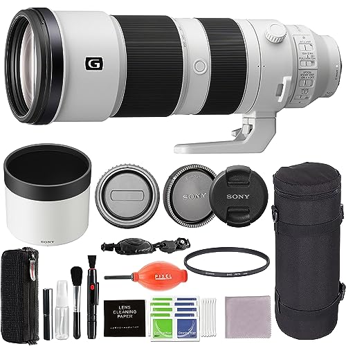 Sony FE 200-600mm F5.6-6.3 G OSS (SEL200600G) �J���������Y�o���h�� 95MM DHD�t�B���^�[�A�����Y�P�[�X�A�X�^�[�^�[�L�b�g�ȂǕt��