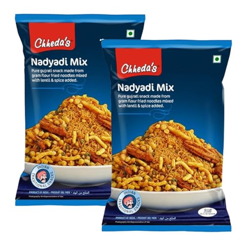 Image of Chheda's - Nadiyadi Mix - Gujrati Snack - Besan Sev Mixed with Lentils (300g Pack of 2)