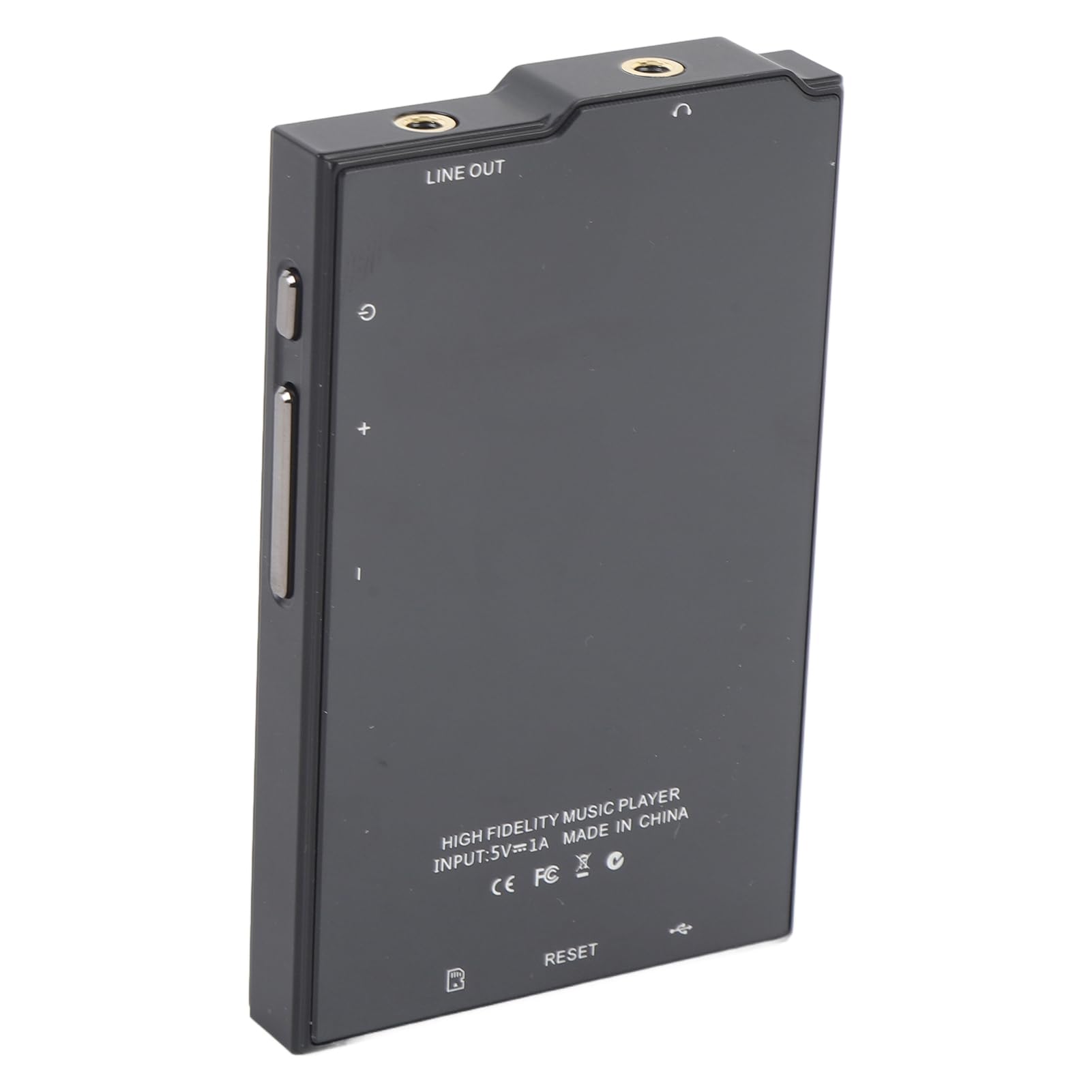Reproductor MP3 con Bluetooth 5.3, Reproductor de Música HiFi Portátil con Pantalla de 2.4 Pulgadas, Memoria Interna de 16 GB, Entrada DAC de Alta Resolución, para Viajar con