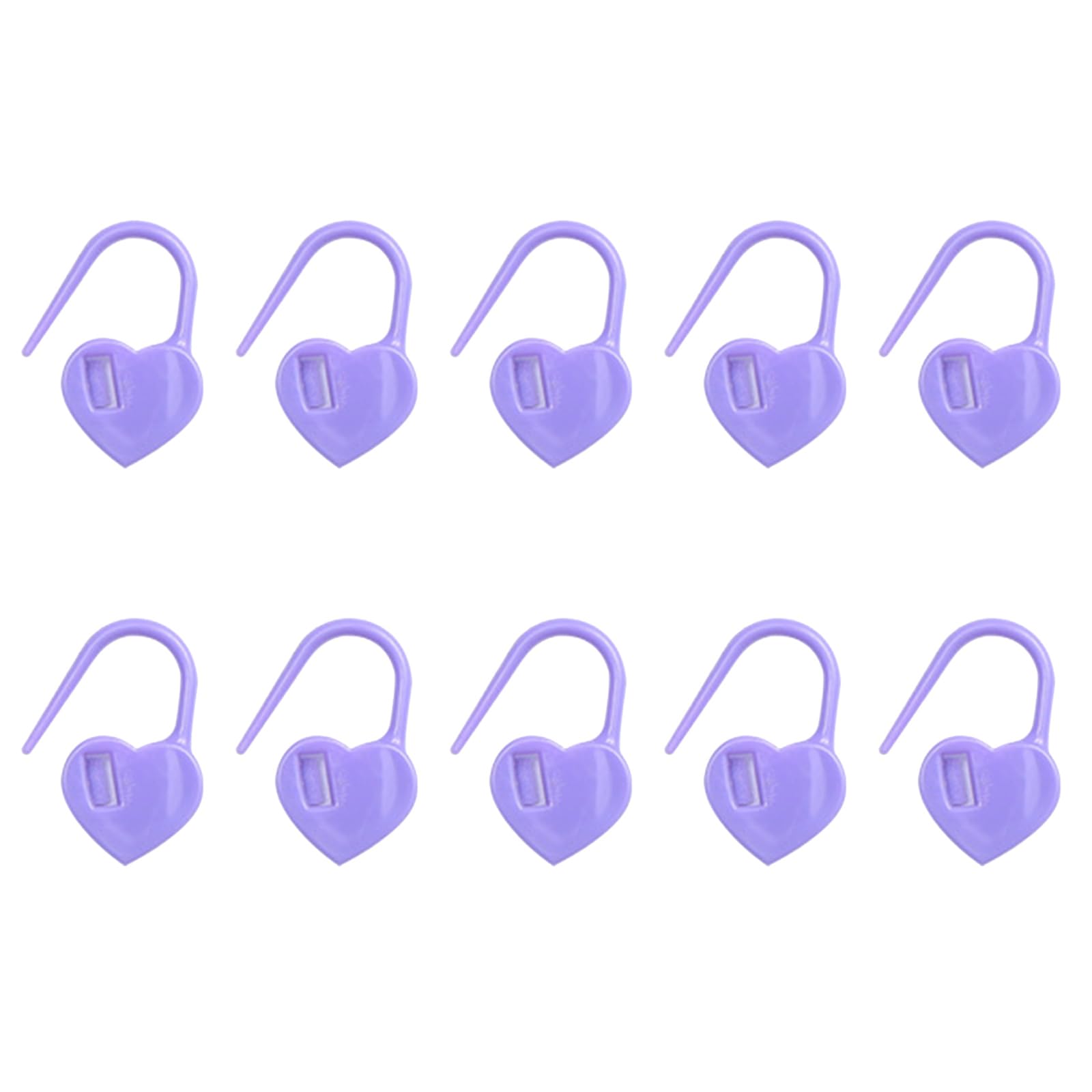 Jazuaiao 1000x Heart Shaped Stitching Markers Knitting Markers Locking Stitching Knitting Tool for Crocheting