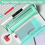 OFFNOVA Binding Machine, 21-Hole 450 Sheets Paper Comb Binding Machine for Letter Size / A4 / A5 Paper, Easy to Punch Handle, Adjustable Margin, Book Binder with 100 PCS 3/8'' Comb Binding Spines - Image 5