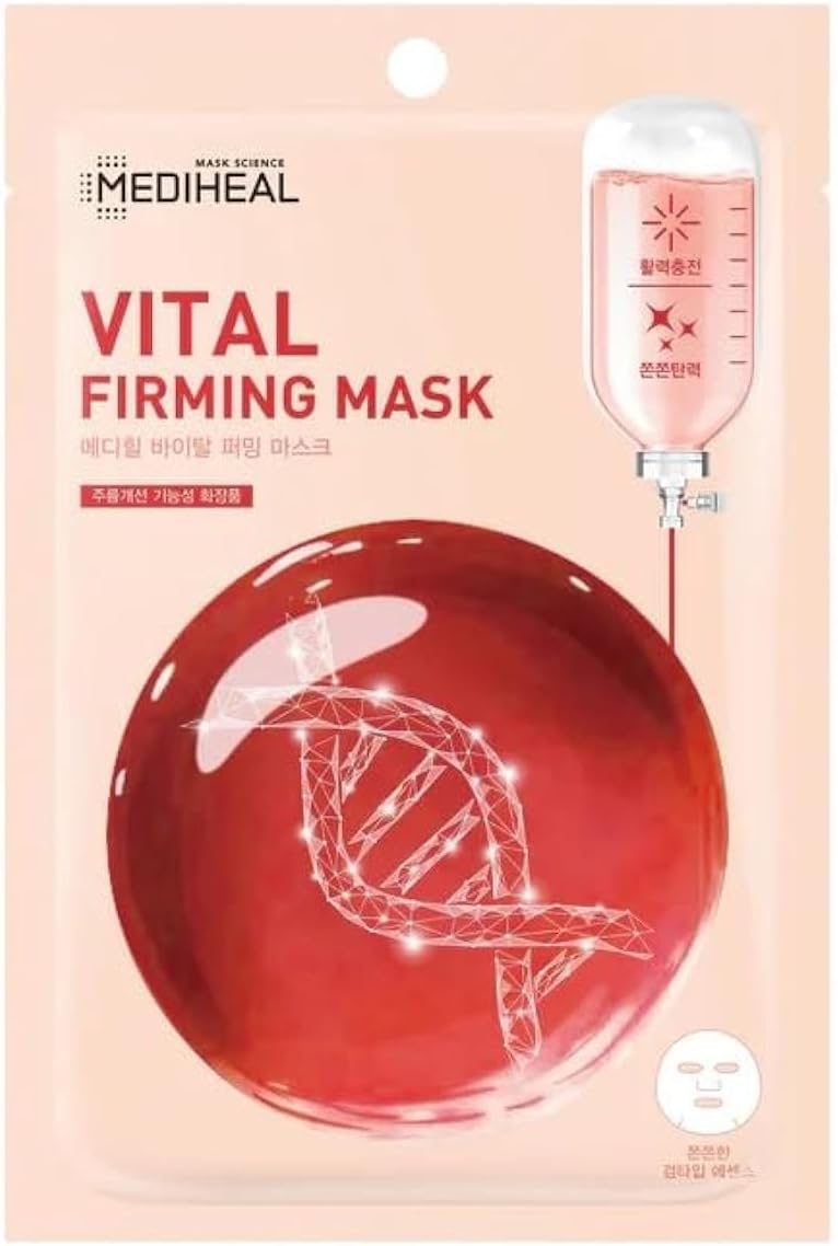 Mediheal Vital Firming Beauty Mask | With Firming, Moisturizing, Repair Properties | For All Skin Type | 1 Sheet, (20 Ml)