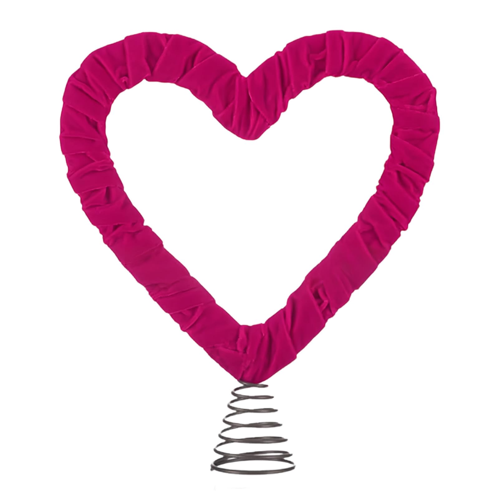 LUCKGONI Valentines Heart Tree Toppers With Spring Base For Christmas Decoration Festival Home Party Decoration
