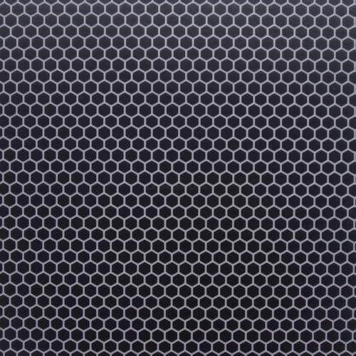 Image of KYDEX Thermoform Sheet - (Honeycomb Camo) - (Frosted Glass) - (Transparent /Black - Reversed) - (12in x 12in) - (1 Sheet) - (for Holster Making, Hobby) - (USA Made)