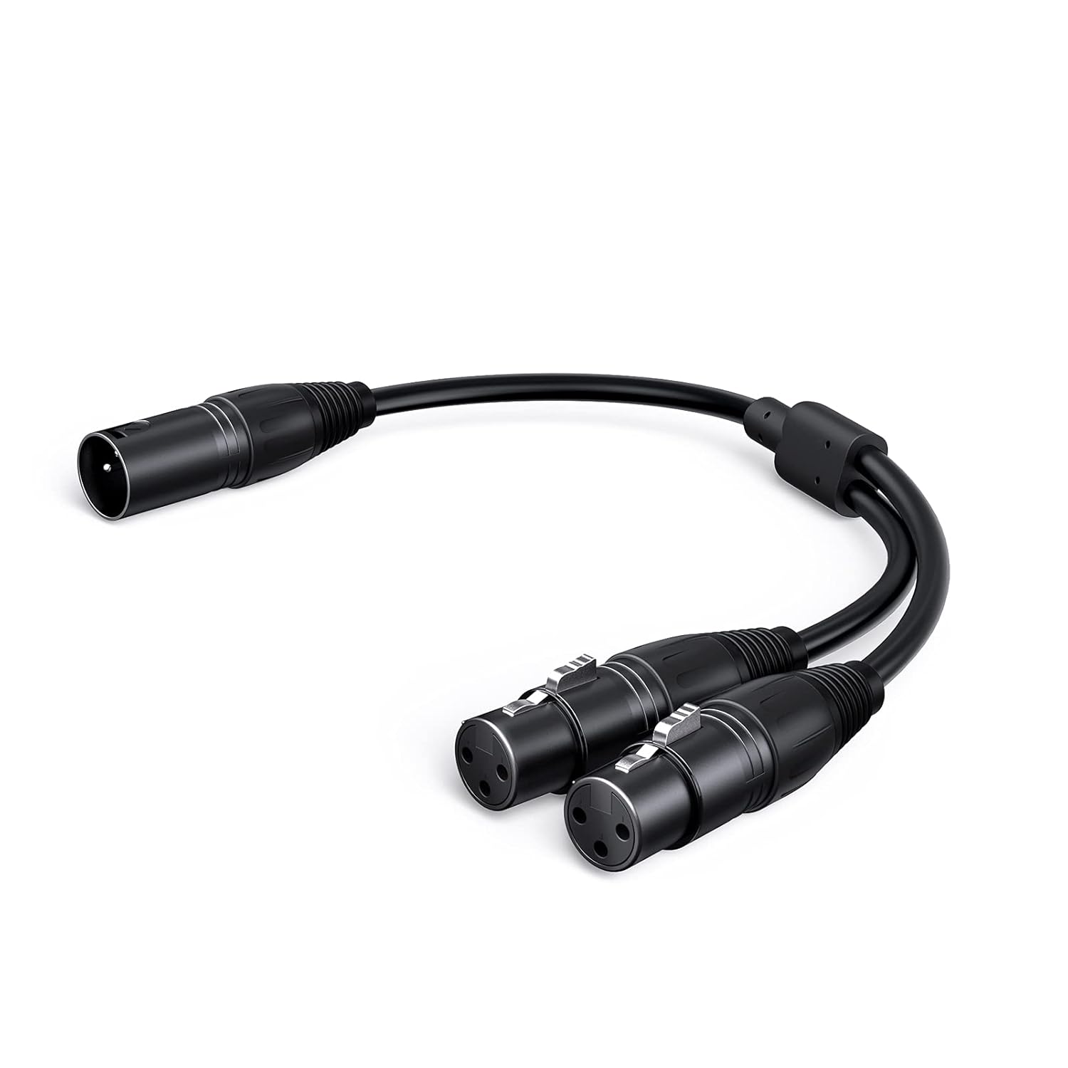 CableCreation XLR Splitter Cable, XLR Male to Dual XLR