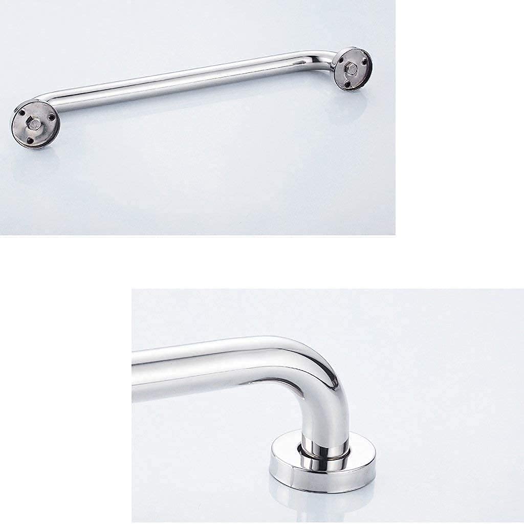 Barra de apoyo de seguridad, barras de apoyo para toallero de pared, rieles de seguridad cromados pulidos antideslizantes de acero inoxidable, baño para discapacitados para personas mayores/30 cm