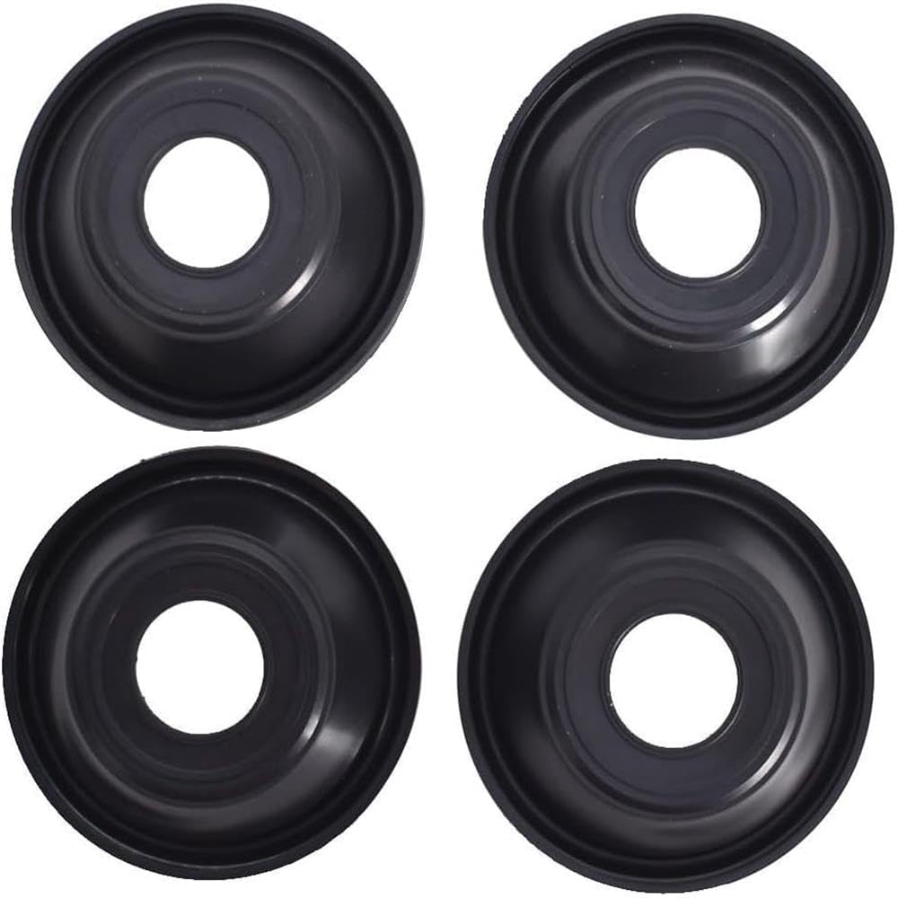 4Pcs Carburetor Diaphragm For Kawasaki EX250 Ninja 250R 1986-2012 CVK CarbOEM for Genuine Replacement