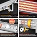 KESSER® Infrarot Heizstrahler 3000W IR-Gastro-Bar Inkl. LED Licht Terrassenstrahler Mit WiFi & Fernbedienung inkl. Schutzhülle Infrarotstrahler Quarzstrahler Terrassenheizer