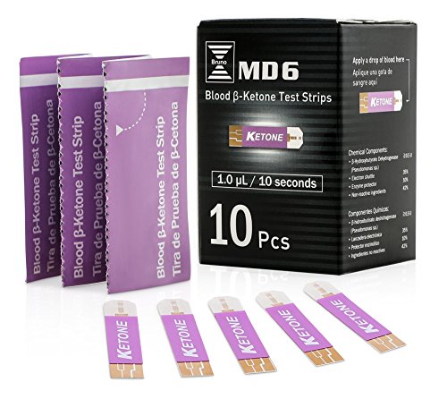 Bruno Md6 Box Of 10 Ketone Test Strips To Use With Our Md6 Blood Monitoring System | Stay In Ketosis And Get The Best Results With Accurate Keto Counts While Following The Ketogenic Diet … #TOP4