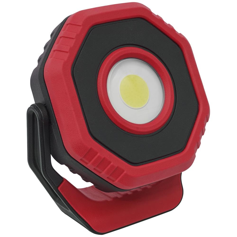 Sealey LED700PR Rechargeable Pocket Floodlight with Magnet 7W COB LED Red