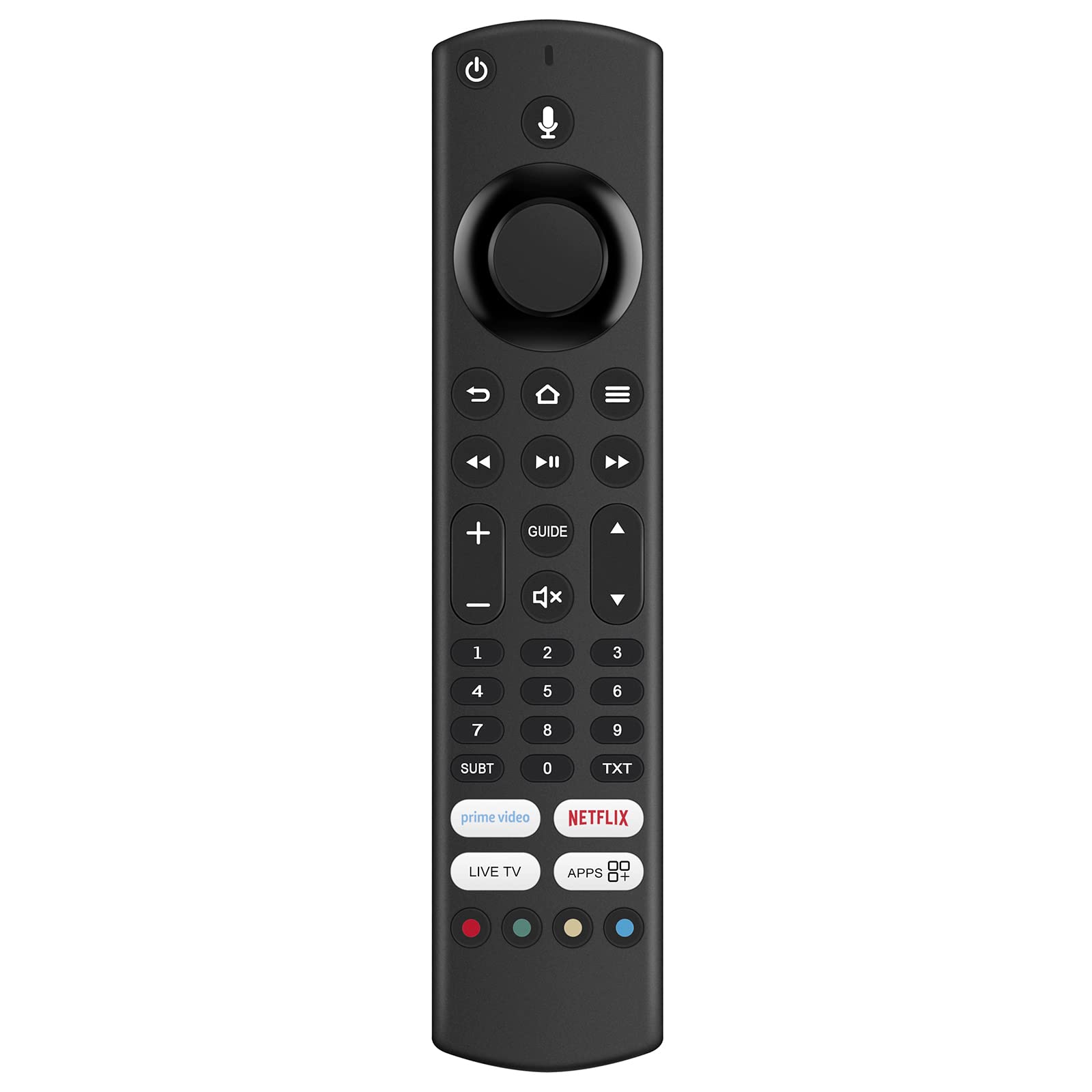 VINABTYReplacement Voice Remote Control RM-C3253 Suit for JVC & Bush TV Edition Smart 4K HDR LED TV LT-49CF890 LT-40CF890 LT-50CF890 LT-55CF890 LT-43CF890 LT-43CF890A LT-65CF890