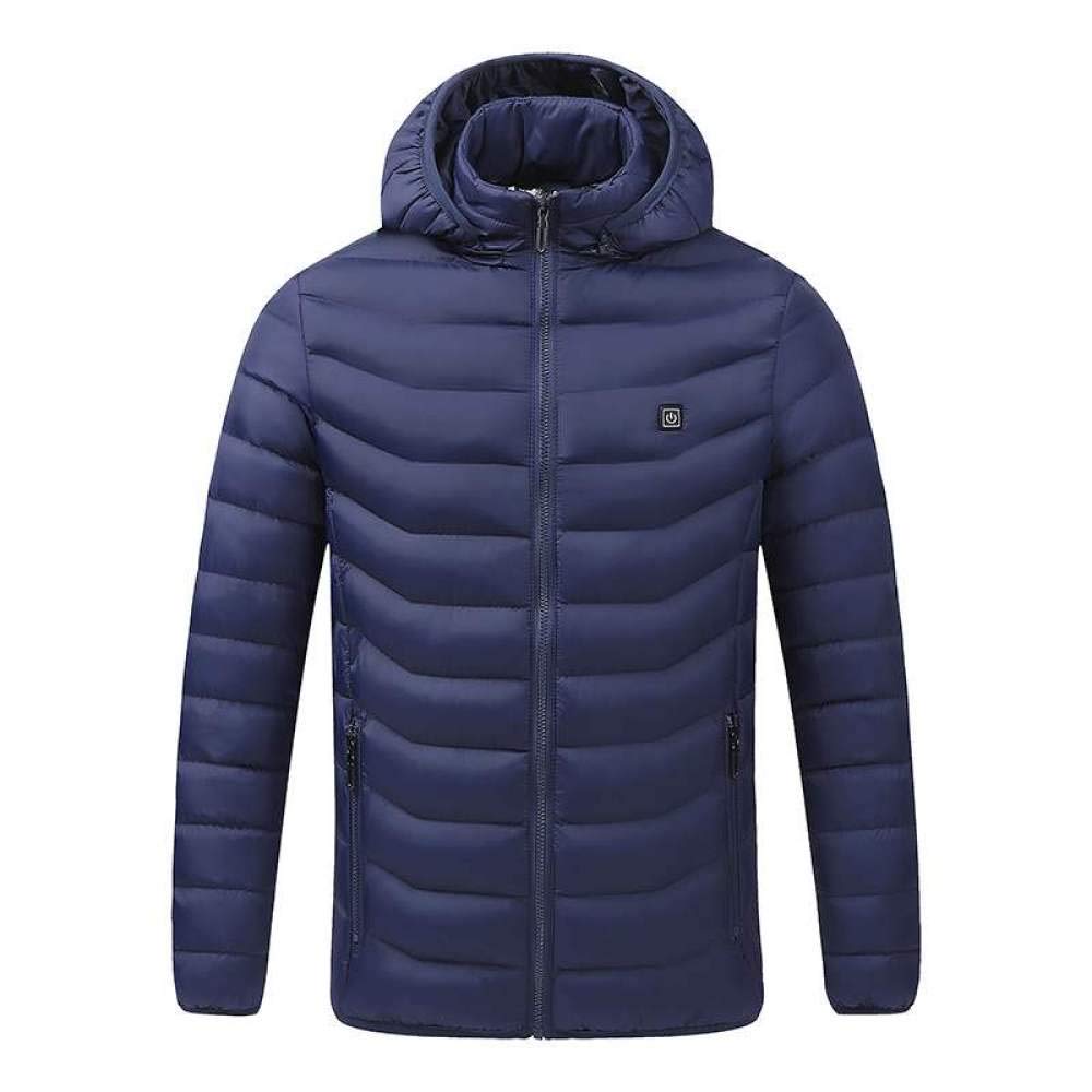 Fever Cotton Coat Men's Hooded Winter Heating Clothes Graphene Down Cotton Clothes