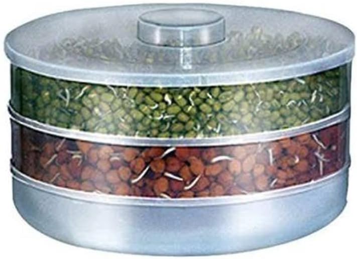 ROXA Sprout Maker | Sprout Maker Box | Hygienic Sprout Maker with 3 Container | Home Making Fresh Sprouts Beans for Living Healthy Life Sprout Maker 3 Bowl Sprout Maker for Home (3 Compartments)