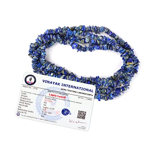 Image of Reiki Crystal Products Certified Natural Crystal Stone Chip Mala Necklace Collection for Men & Women, Reiki Energized Gemstone Jewellery for Meditation, Yoga, Spiritual Styling & Everyday Wear, Multiple Stone Variants