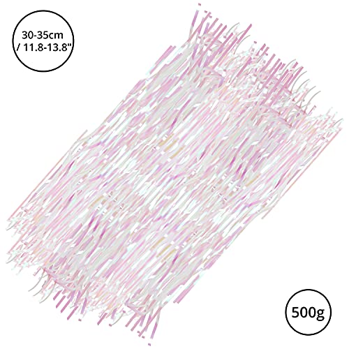 Belle Vous Shredded Iridescent Paper (500 Grams), PP Hamper Fill Strands - Image 2
