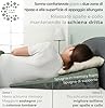 WELL B4 Cuscino antireflusso adulto da Lettura con Memory Foam [con 2 zone di distensione] sollevatore ergonomico, a cuneo per letto, divano per gambe e Schiena, cuscino reflusso gastroesofageo