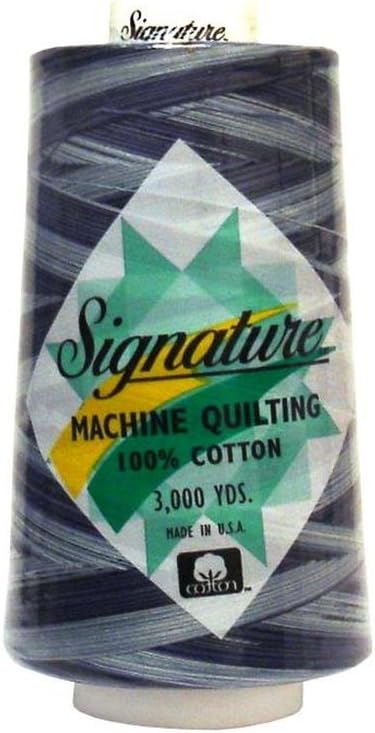 Signature Thread SIG49.M5 Signature 100% Ctn Quilt Thread 3000yd VAR Denim 100% CtnQltVarThrd3000Dm
