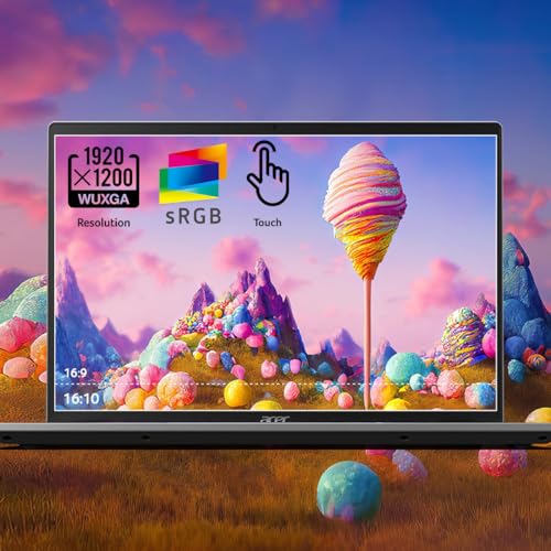 Image of acer Swift Go 14 Intel Evo Thin & Light Laptop | 14 inch 1920 x 1200 Touch Display | Unlock AI Experiences | Intel Core Ultra 7 Processor 155H | Intel ARC | 16GB LPDDR5X | 512GB SSD | SFG14-72T-718K