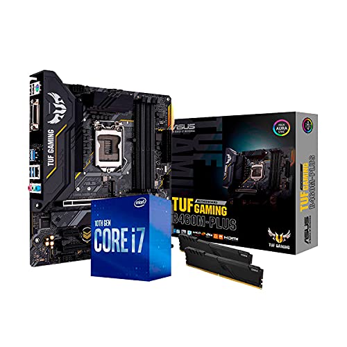 Kit Upgrade Powered By Asus Core I7 10700F + Placa mãe Asus TUF B460M-Plus + 16GB - 03 Anos Garantia
