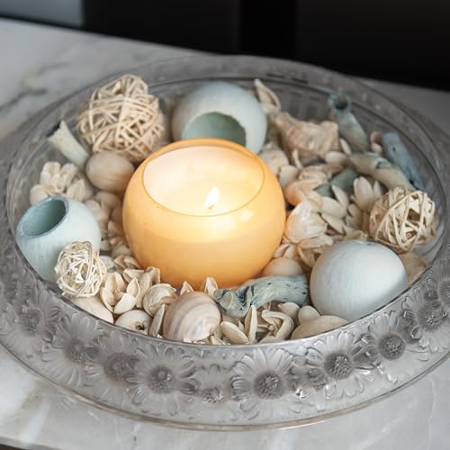 Image of Ocean Scented Luxury Pot Pourri | Natural & Eco-Friendly Fragrance Flowers Christmas Decor for Home, Office, Bedroom, and Christmas Parties (Without Bowl)