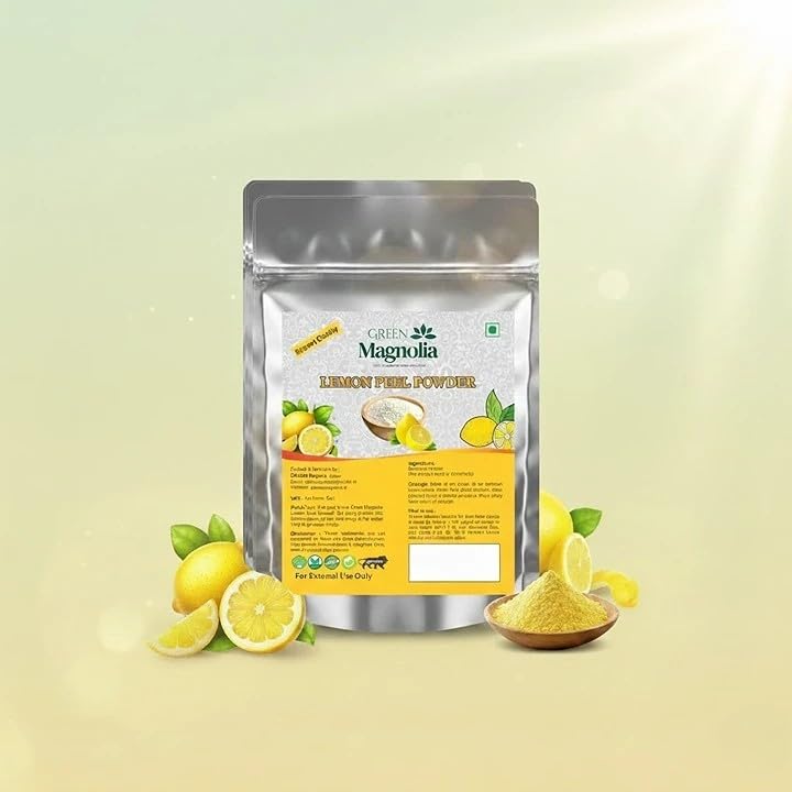 Image of Lemon Peel Powder for Face & Skin Care Natural & Pure Herbal Face Pack Powder for Brightening Exfoliating & Oil Control (200gm)