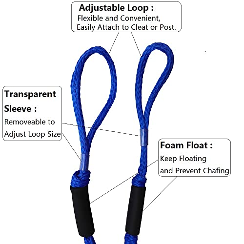 Snapklik.com : NIUTRIP Bungee Boat Dock Line,Dock Tie Mooring Rope ...