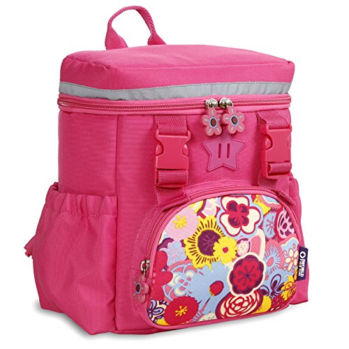 J World New York Kids Kinder Mochila Casual, 27 cm, 6,96 L, Rosa